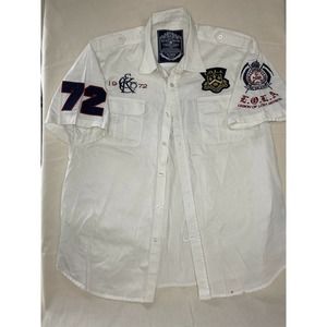 Ecko Mens Dress Shirt Legion of Lost Artist Extremely Rare Shirt Vintage Size XL